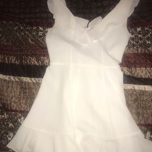White flowy dress